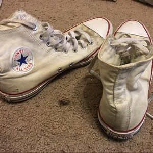 Dirty White Converse (9.5W) (7.5M)